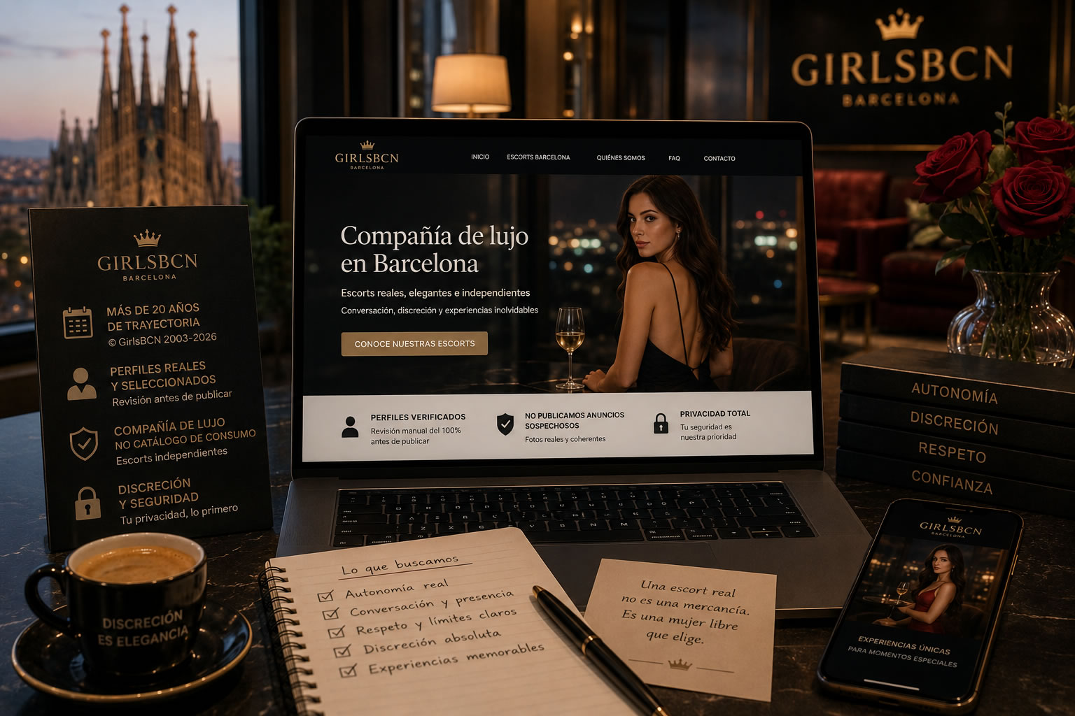 Presentació editorial de GirlsBCN com a plataforma de companyia adulta